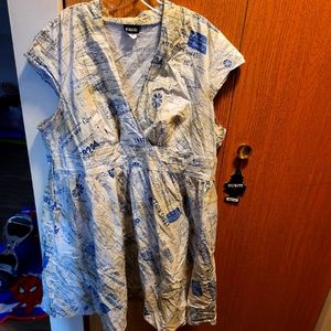 Retrolicious 4x planes and parts dress